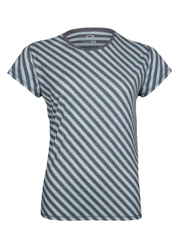 Protective Fahrradshirt "Green Grass" in Grau/ Hellblau