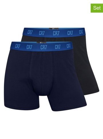 CR7 2-delige set: boxershorts zwart