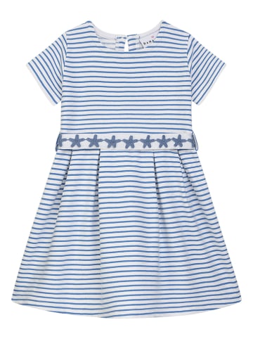 Danamade Jurk blauw/wit