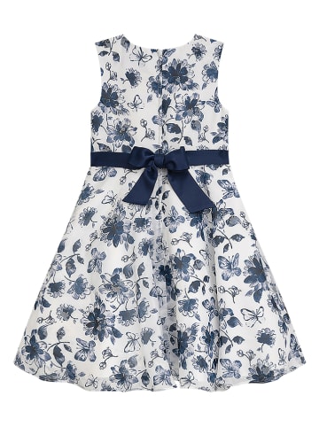 Danamade Kleid in Weiß/ Dunkelblau