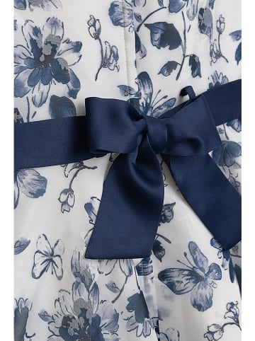 Danamade Kleid in Weiß/ Dunkelblau