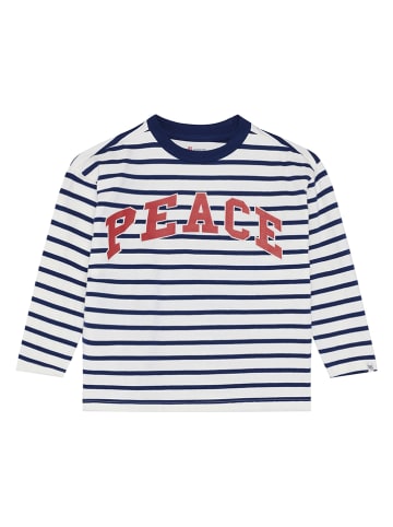 Noppies Longsleeve in Weiß/ Blau