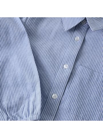 Noppies Kleid in Hellblau/ Weiß