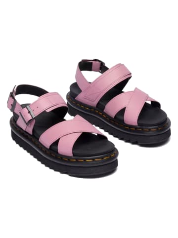 Dr. Martens Leder-Sandalen "Voss II" in Rosa