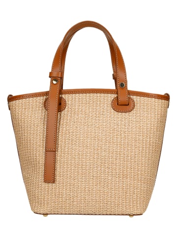 Wojas Henkeltasche in Beige - (B)30 x (H)21 x (T)11,5 cm
