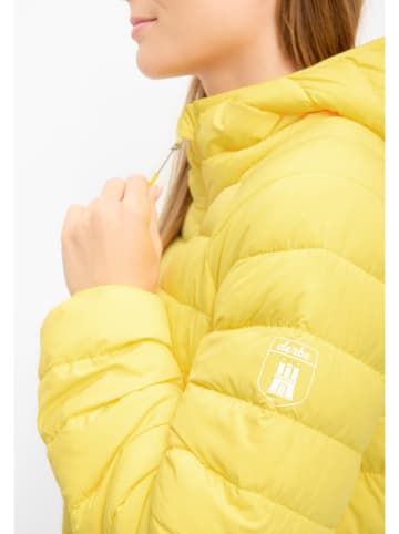 Derbe Steppjacke in Gelb
