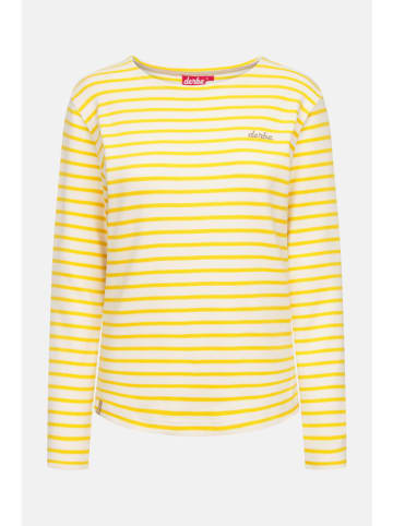 Derbe Longsleeve geel/wit