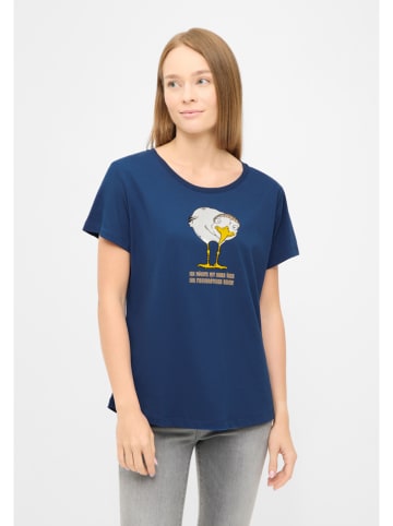 Derbe Shirt in Dunkelblau