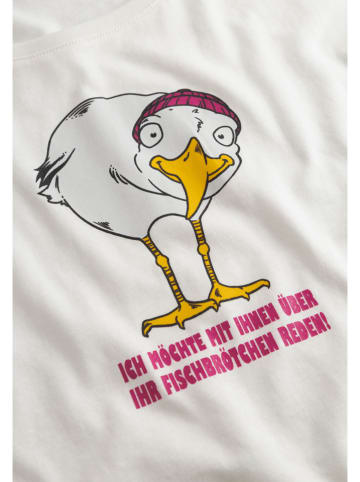 Derbe Shirt in Weiß