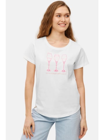 Derbe Shirt in Weiß