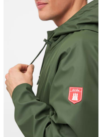 Derbe Regenjacke in Khaki