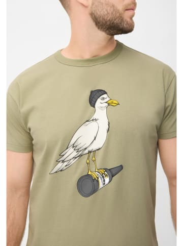 Derbe Koszulka w kolorze khaki