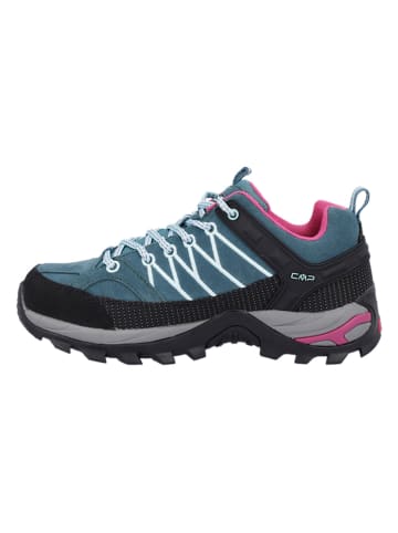 CMP Leren trekkingschoenen "Rigel Low" blauw/antraciet