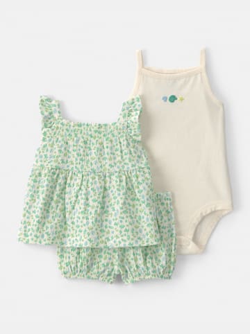 carter's 3-delige outfit groen