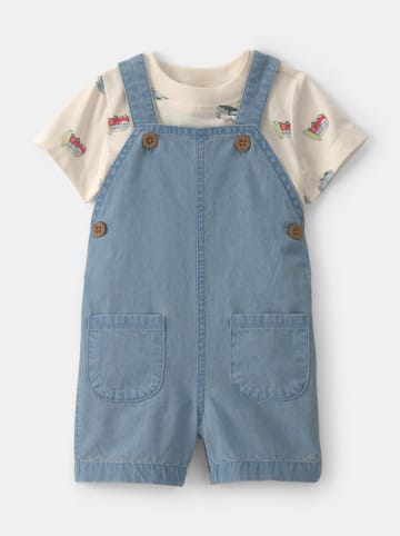 carter's 2-delige outfit beige/paars