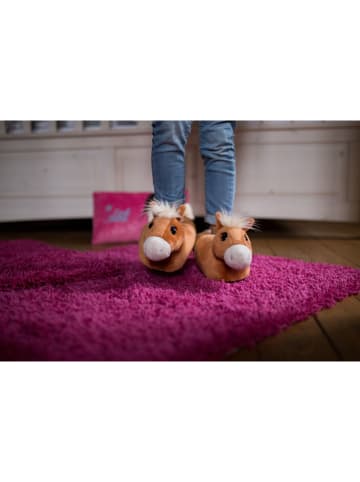 NICI Slipper "Haflinger Leotie" in Hellbraun