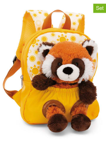 NICI 2-częściowy zestaw "Red Panda" w kolorze żółtym