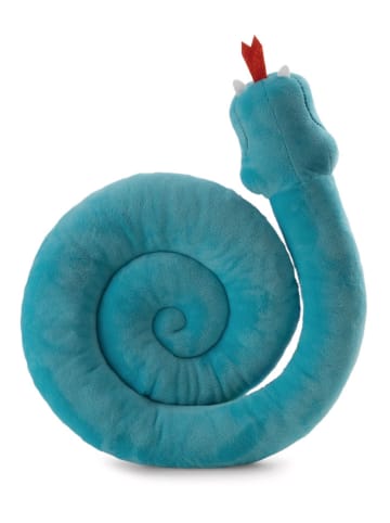 NICI Kissen "Snake" in Blau - Ø 30 cm