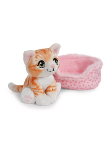 NICI Kuscheltier mit Körbchen "Red Cat Tabby" - ab Geburt