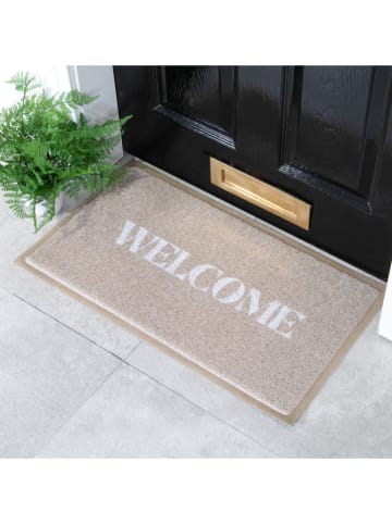 Artsy Fußmatte ''Welcome'' in Beige