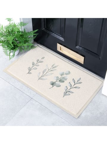 Artsy Deurmat ''Neutral Leaves'' beige - (L)40 x (B)70 cm