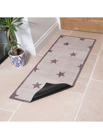 Artsy Laagpolige loper ''Stars'' beige - (L)150 x (B)60 cm