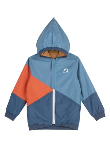 finkid Regenjacke "Muutuva" in Hellbraun/ Blau