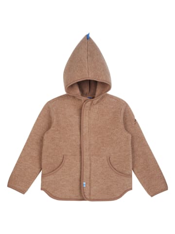 finkid Wollen fleece vest "Luonteva" lichtbruin