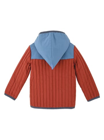 finkid Steppjacke "Tonttu Air" in Rot/ Hellblau