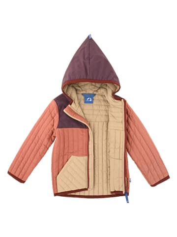finkid Steppjacke "Tonttu Air" in Orange/ Lila