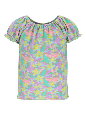B.Nosy Shirt "Tatia" paars/turquoise