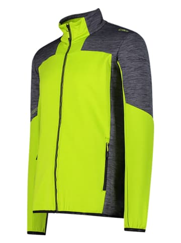 CMP Fleece vest limoengroen/grijs