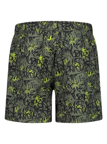 CMP Zwemshort kaki/limoengroen