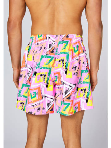 Chiemsee Badeshorts in Rosa/ Bunt