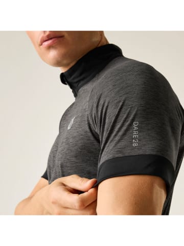 Dare 2b Fietsshirt "Pedal It Out II" zwart/grijs
