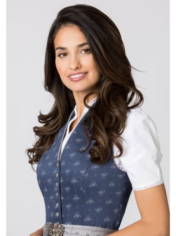 Stockerpoint Dirndl "Amalie" in Dunkelblau/ Grau