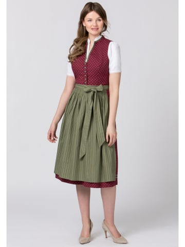 Stockerpoint Dirndl "Bella" in Bordeaux/ Khaki