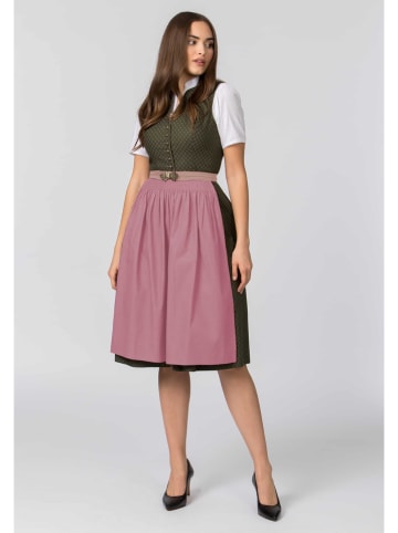 Stockerpoint Dirndl "Luana" in Oliv/ Rosa
