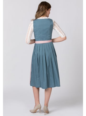 Stockerpoint Dirndl "Madeline" in Blau/ Rosa