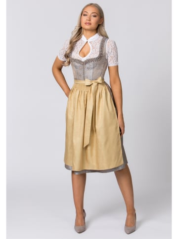 Stockerpoint Dirndl "Nara" in Grau/ Senf