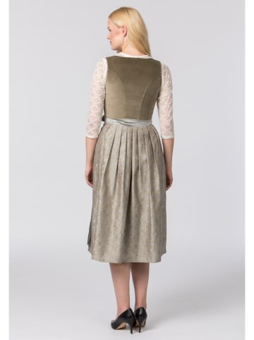 Stockerpoint Dirndl "Valerie" in Grün/ Grau