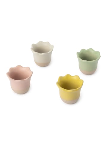 Jamie Oliver 4er-Set: Eierbecher ''Big Love'' in Bunt - Ø 6 cm