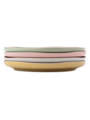 Jamie Oliver 4er-Set: Dessertteller ''Big Love'' in Bunt - Ø 19 cm