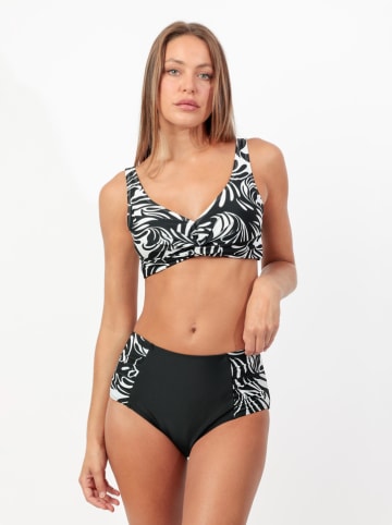 admas Figi bikini w kolorze czarno-białym