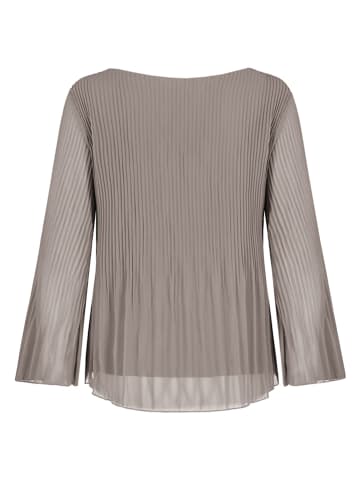 Sublevel Plisseebluse in Grau
