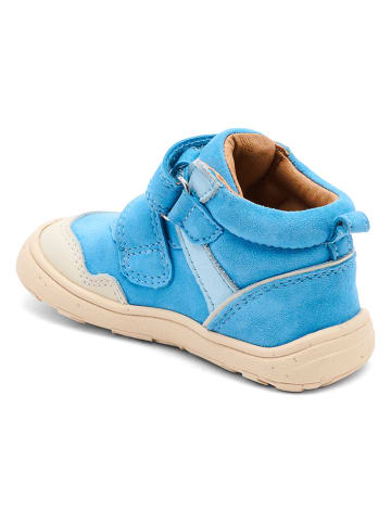 bisgaard Skórzane buty barefoot "Becky" w kolorze błękitnym