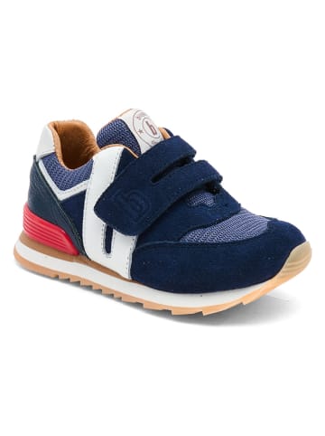 bisgaard Skórzane sneakersy "Winston" w kolorze granatowym