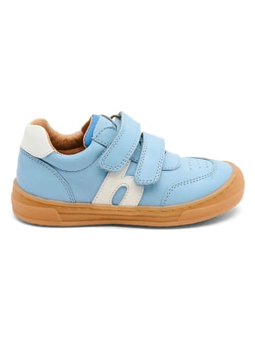 bisgaard Leder-Sneakers "Rob" in Hellblau
