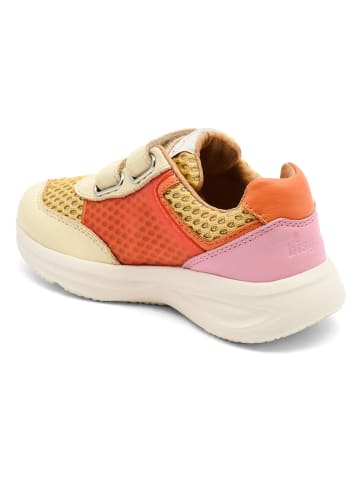 bisgaard Skórzane sneakersy "Yuki" w kolorze żółtym