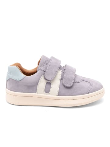 bisgaard Leder-Sneakers "Bay V" in Lila